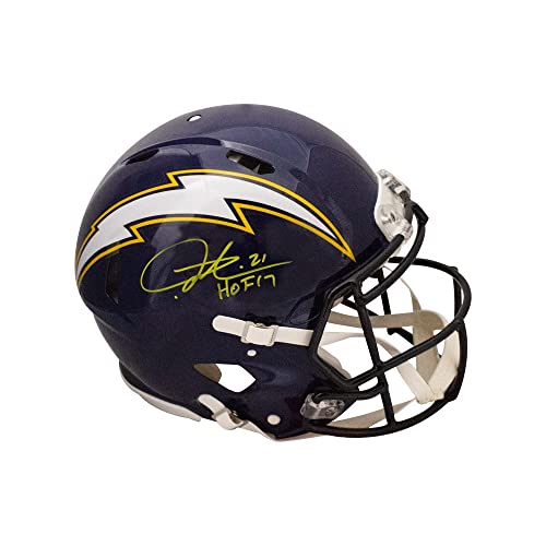 LaDainian Tomlinson HOF 17 Autographed San Diego Speed Authentic Full-Size Football Helmet - BAS - 757 Sports Collectibles