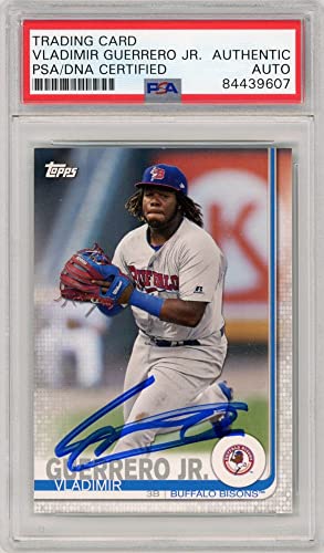 Vladimir Guerrero Jr 2019 Topps Pro Debut Autographed Card #1- PSA/DNA - 757 Sports Collectibles