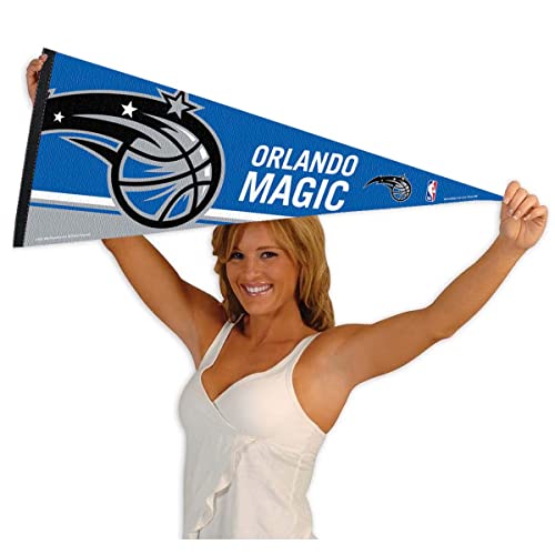 WinCraft Orlando Magic Pennant Full Size 12" X 30" - 757 Sports Collectibles