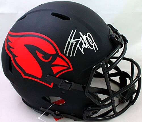 JJ Watt Autographed Arizona Cardinals F/S Eclipse Authentic Helmet - JSA W Auth Silver - 757 Sports Collectibles
