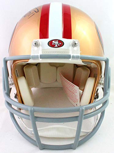 Deion Sanders Signed SF 49ers Full Size Authentic Helmet w/HOF- Beckett W Blk - 757 Sports Collectibles