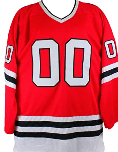 Chevy Chase Autographed Red Hockey Style Jersey - Beckett W Hologram - 757 Sports Collectibles