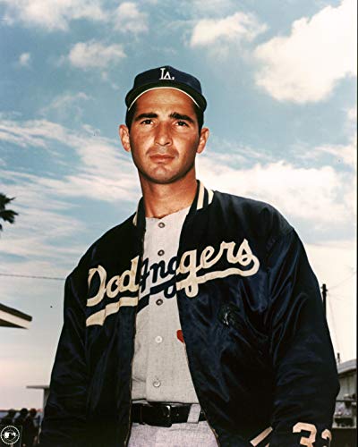 Dodgers Sandy Koufax 8x10 PhotoFile Wearing Jacket Photo Un-signed - 757 Sports Collectibles