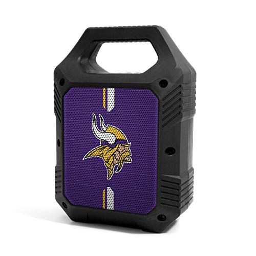 NFL Minnesota Vikings ShockBox XL Wireless Bluetooth Speaker, Team Color - 757 Sports Collectibles