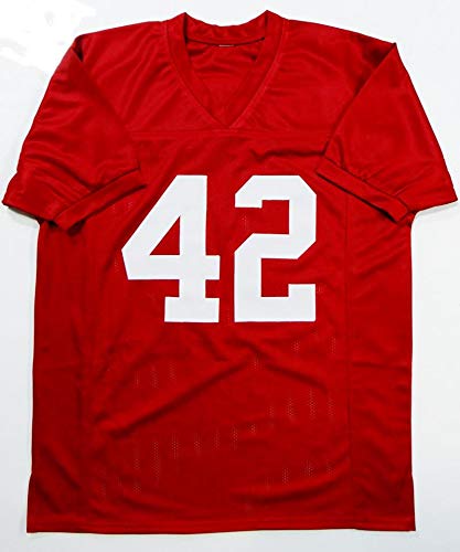 Eddie Lacy Autographed Crimson College Style Jersey- JSA W Authenticated Across 4 - 757 Sports Collectibles