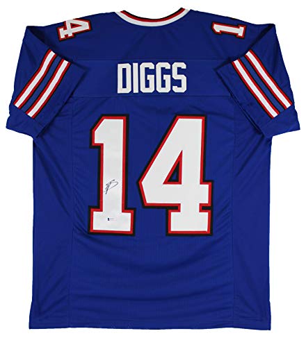 Stefon Diggs Authentic Signed Blue Pro Style Jersey Autographed BAS - 757 Sports Collectibles