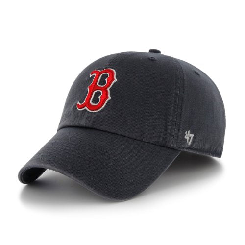 MLB Boston Red Sox Men's '47 Brand Home Clean Up Cap, Navy, One-Size (For Adults)