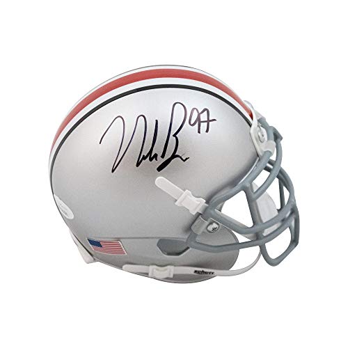 Nick Bosa Autographed Ohio State Mini Football Helmet - JSA COA - 757 Sports Collectibles