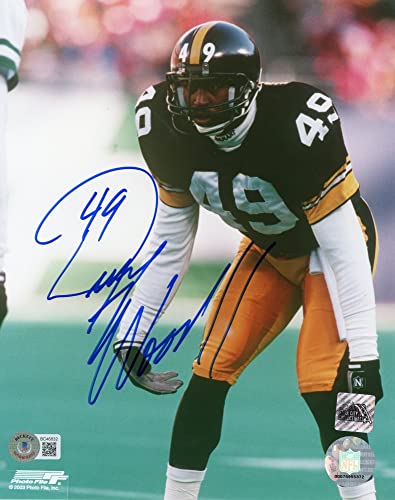 Dwayne Woodruff Autographed Pittsburgh 8x10 Photo - BAS (Blue Ink) - 757 Sports Collectibles