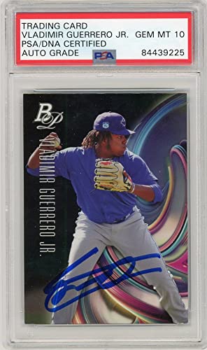 Vladimir Guerrero Jr 2018 Bowman Platinum Autographed Card #56- PSA/DNA 10 - 757 Sports Collectibles