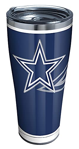 Tervis Triple Walled Tervis NFL Dallas Cowboys Insulated Tumbler Cup Keeps Drinks Cold & Hot, 30oz - Stainless Steel, Rush - 757 Sports Collectibles