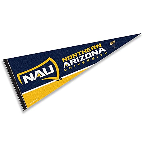 College Flags & Banners Co. Northern Arizona Lumberjacks Pennant Full Size Felt - 757 Sports Collectibles