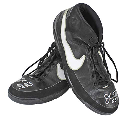 Kings Jason Thompson Signed 2008 Game Used Nike Vis Air Sweet TB Shoes BAS - 757 Sports Collectibles