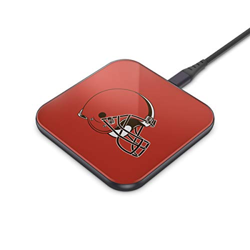 NFL Cleveland Browns Wireless Charging Pad, White - 757 Sports Collectibles