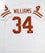 Ricky Williams Autographed White College Jersey W/HT 98- JSA Witnessed Auth 4