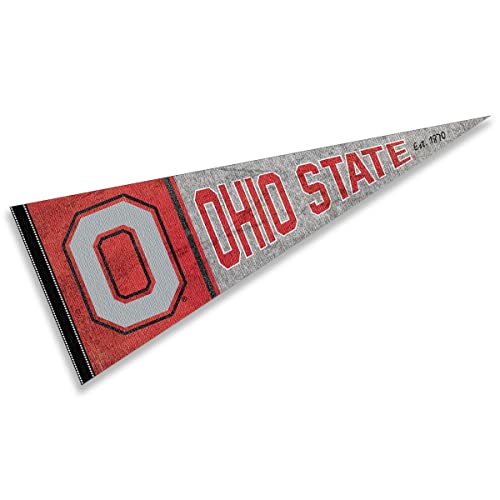 Ohio State Buckeyes Pennant Throwback Vintage Banner - 757 Sports Collectibles