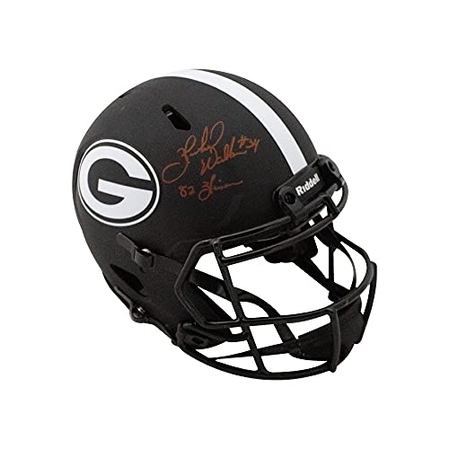 Herschel Walker 82 Heisman Autographed Georgia Eclipse Authentic Full-Size Football Helmet - BAS COA - 757 Sports Collectibles