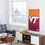 FOCO NCAA Virginia Tech Hokies Unisex Double Sided 40' x 28' Team Logo Vertical Flag, Vertical 40' x 28', One Size - 757 Sports Collectibles