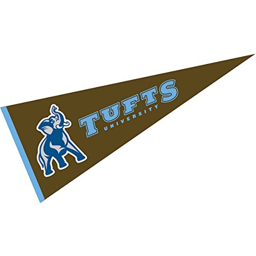 College Flags & Banners Co. Tufts Jumbos Pennant 12" x 30" Banner - 757 Sports Collectibles