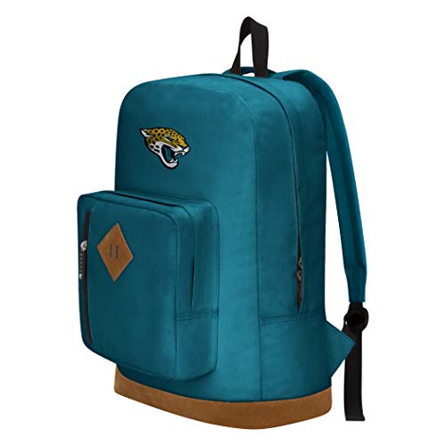 Officially Licensed NFL Jacksonville Jaguars "Playbook" Backpack, Green, 18" x 5" x 13" - 757 Sports Collectibles