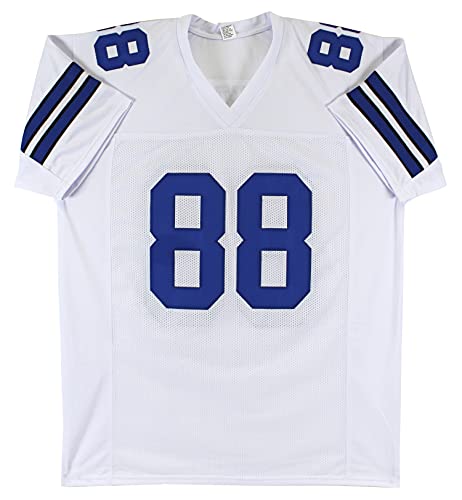 Michael Irvin Authentic Signed White Pro Style Jersey Autographed BAS Witnessed - 757 Sports Collectibles