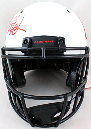 Kurt Warner Autographed Cardinals Authentic Lunar Speed FS Helmet- Beckett WRed - 757 Sports Collectibles