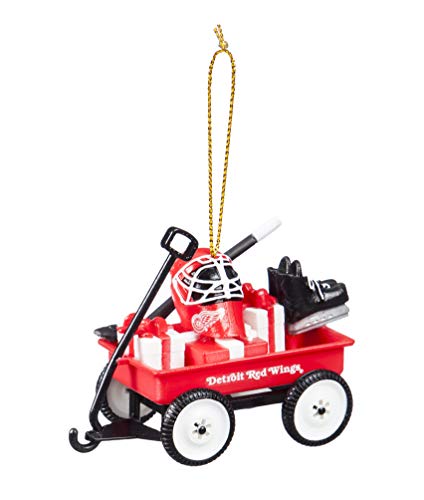 Team Sports America Detroit Red Wings NHL Team Wagon Ornament Christmas and Decor for Hockey Fans - 757 Sports Collectibles