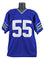 Brian Bosworth Authentic Signed Blue Pro Style Jersey BAS Witnessed - 757 Sports Collectibles