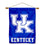 College Flags & Banners Co. Kentucky Wildcats UK Banner with Hanging Pole - 757 Sports Collectibles