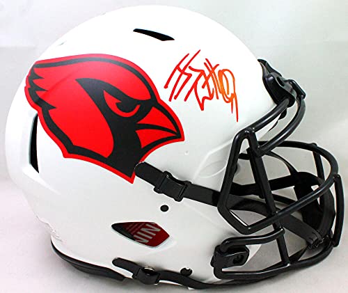 JJ Watt Autographed Arizona Cardinals F/S Lunar Authentic Helmet - JSA W Auth Red - 757 Sports Collectibles