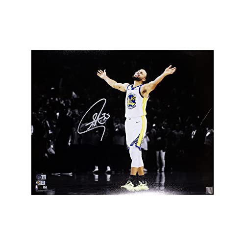 Stephen Curry Autographed Golden State 16x20 Photo - BAS LOA - 757 Sports Collectibles