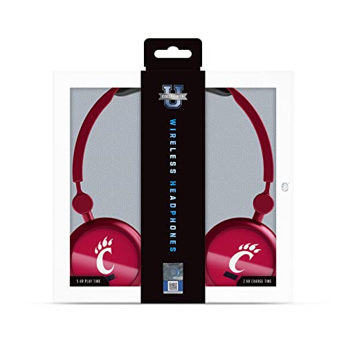 SOAR NCAA Bluetooth On-Ear Headphones, Cincinnati Bearcats - 757 Sports Collectibles