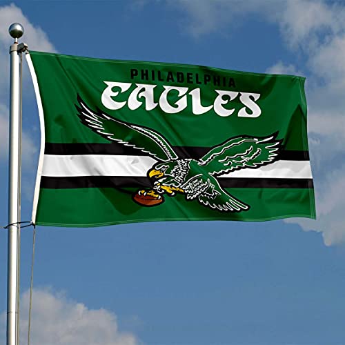 WinCraft Philadelphia Eagles Throwback Vintage Retro 3x5 Banner Flag - 757 Sports Collectibles