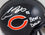 Cole Kmet Autographed Chicago Bears Mini Helmet w/Bear Down-Beckett W Hologram Silver - 757 Sports Collectibles