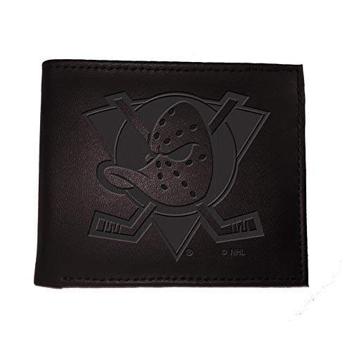 Team Sports America Anaheim Ducks Might Ducks Team Logo Leather Bi-Fold Wallet - 757 Sports Collectibles