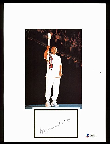 Muhammad Ali "97" Authentic Signed 8.75x11.75 Book Page Autographed BAS #A80441 - 757 Sports Collectibles