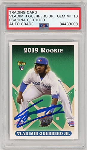 Vladimir Guerrero Jr 2019 Topps Archives Autographed Rookie Card #324 - PSA/DNA 10 - 757 Sports Collectibles