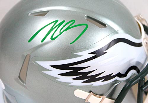 Michael Vick Autographed Eagles Flash Speed Mini Helmet- JSA W Auth Green - 757 Sports Collectibles