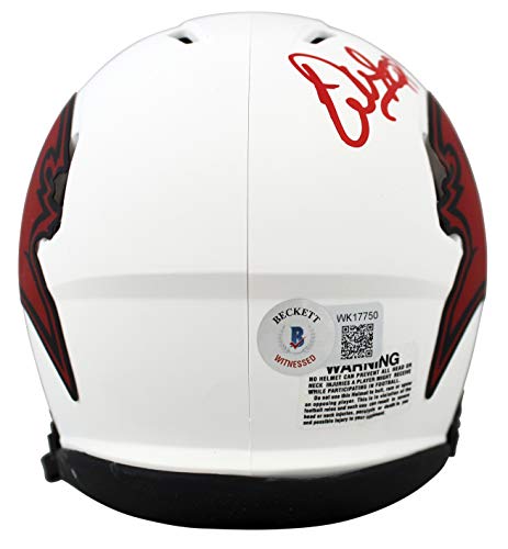 Buccaneers Warren Sapp"HOF 13" Signed Lunar Speed Mini Helmet BAS Witnessed - 757 Sports Collectibles