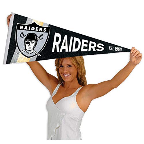 WinCraft Las Vegas Raiders Throwback Vintage Retro Pennant Flag - 757 Sports Collectibles