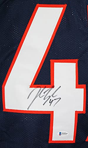 John Lynch Autographed Denver Broncos Blue Pro Style Jersey- Beckett W Black - 757 Sports Collectibles