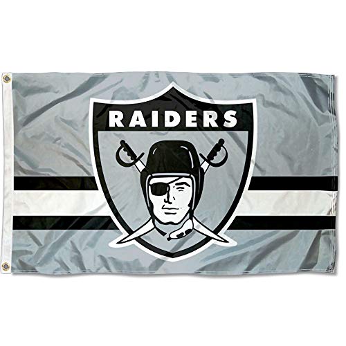 WinCraft Raiders Throwback Vintage Retro 3x5 Banner Flag - 757 Sports Collectibles