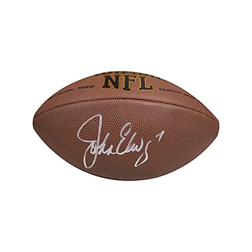 John Elway Autographed Wilson Football - BAS COA - 757 Sports Collectibles