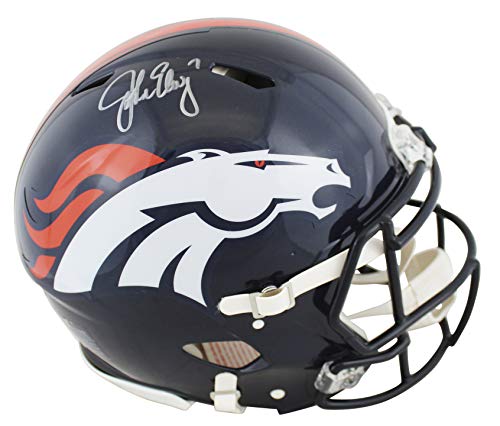 Broncos John Elway Authentic Signed Full Size Speed Proline Helmet BAS Witnessed - 757 Sports Collectibles