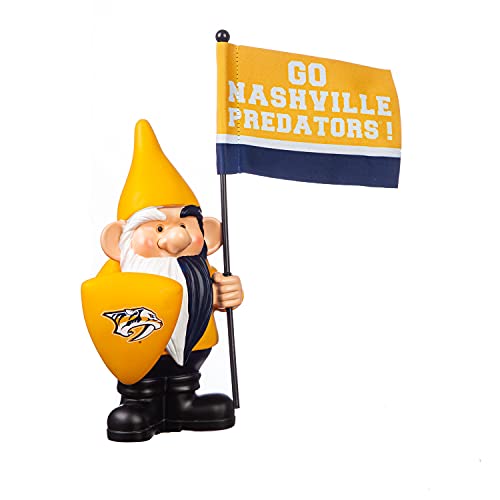 Team Sports America Nashville Predators, Flag Holder Gnome - 757 Sports Collectibles