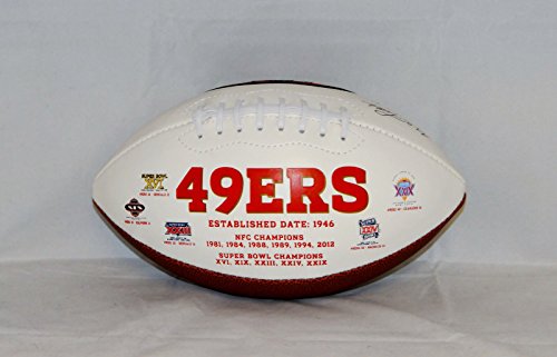 Y.A. Tittle HOF Autographed San Francisco 49ers Logo Football- TriStar Auth - 757 Sports Collectibles