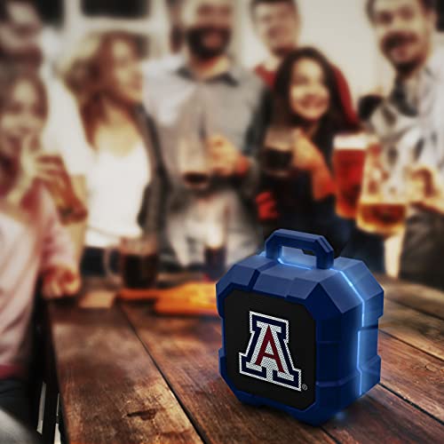 NCAA Arizona Wildcats Shockbox LED Wireless Bluetooth Speaker, Team Color - 757 Sports Collectibles