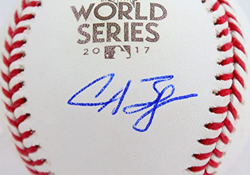 Alex Bregman Autographed Rawlings OML 2017 WS Baseball- Beckett W Hologram Blue - 757 Sports Collectibles