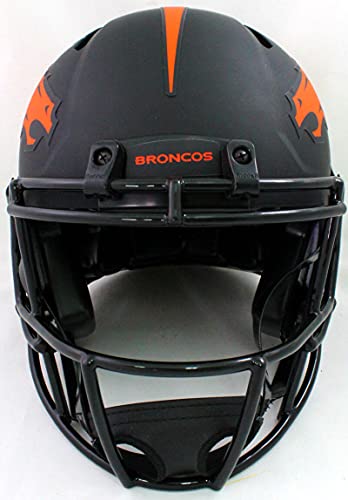 Terrell Davis Signed Broncos Authentic Eclipse Speed Helmet w HOF- Beckett WSil - 757 Sports Collectibles
