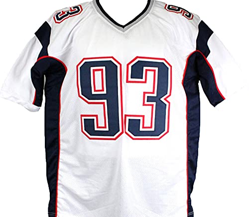 Richard Seymour Autographed White Pro Style Jersey- Beckett W Silver - 757 Sports Collectibles